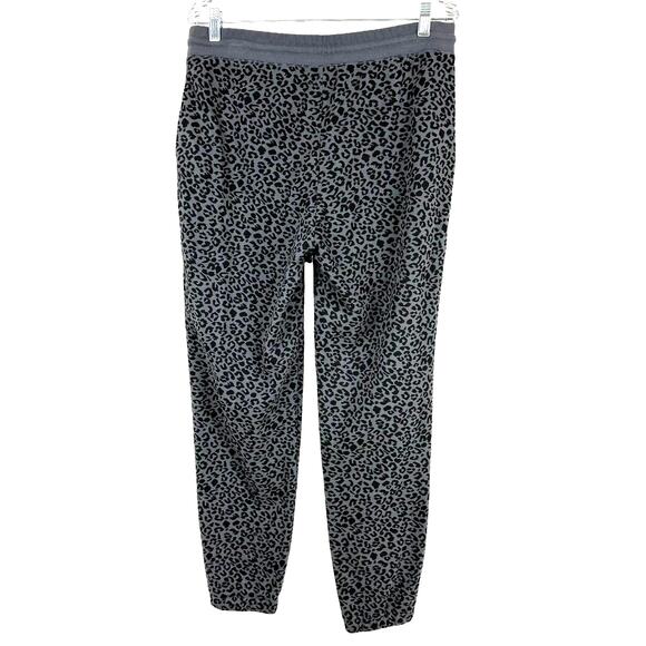 Rails NWT Kingston Animal Print Charcoal Mini Cheetah Gray Black Joggers Size L - Picture 3 of 10